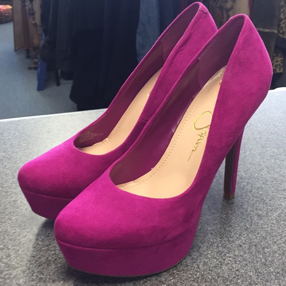 Jessica Simpson Shoes - Jessica Simpson Pink Suede Heels Jessica Simpson Shoes - Jessica Simpson Pink Suede Heels